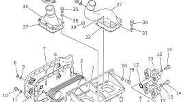 Трубка 195-03-12540 Komatsu
