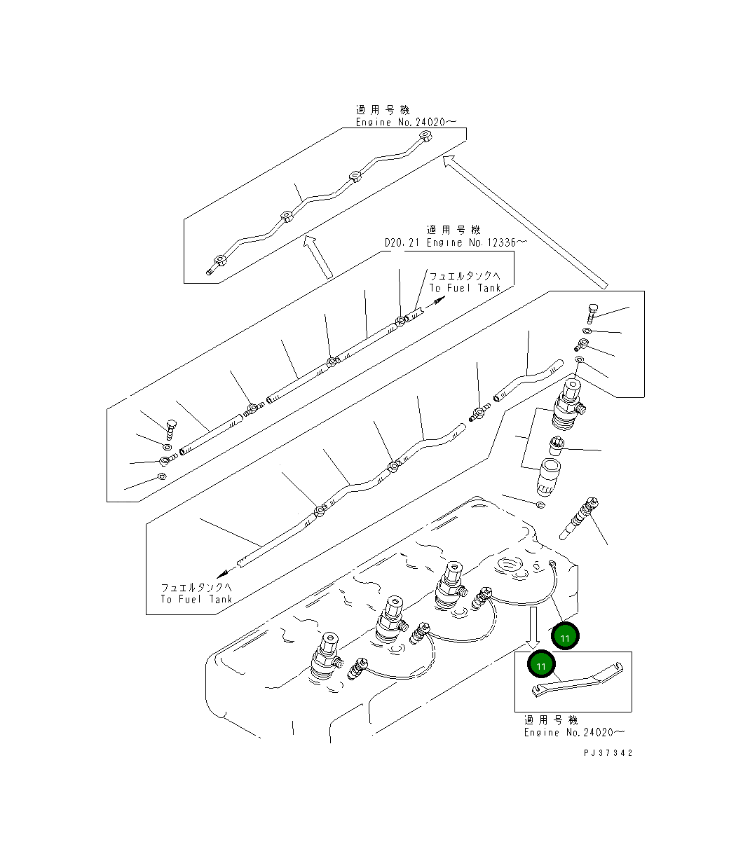 Провод 6144-81-4211 Komatsu