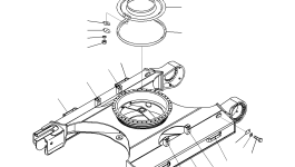 Рама 206-30-76560XC Komatsu