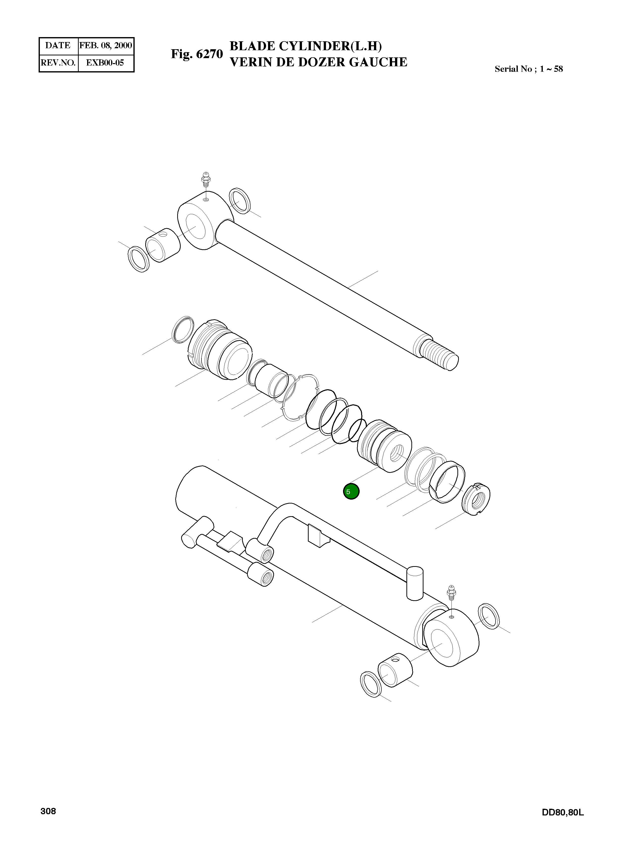Поршень 60D248-0 Komatsu