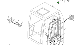 Прокладка 21D-54-13560 Komatsu