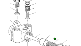 Поршень YMX1521002301 Komatsu