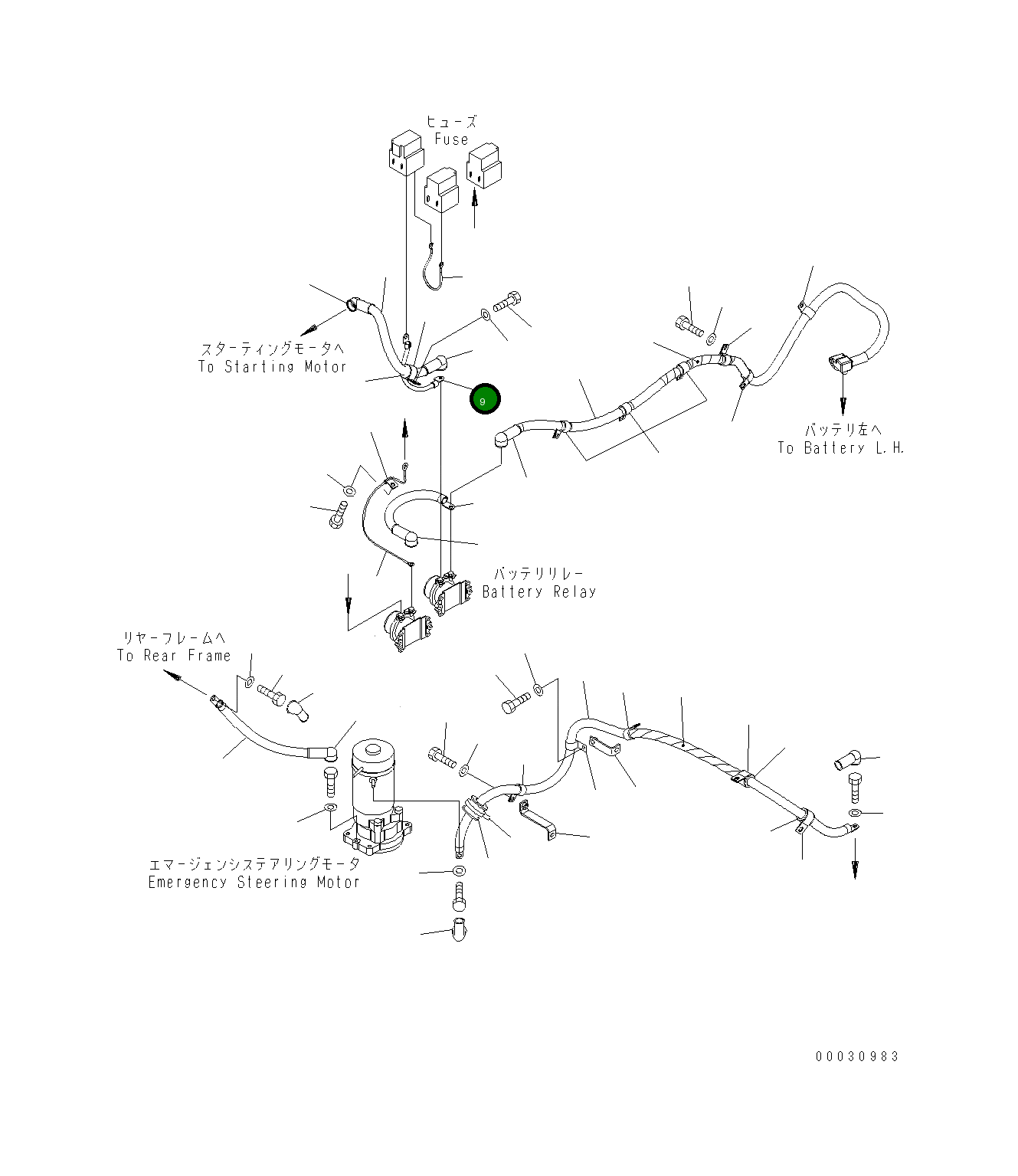 Провод 421-06-32221 Komatsu