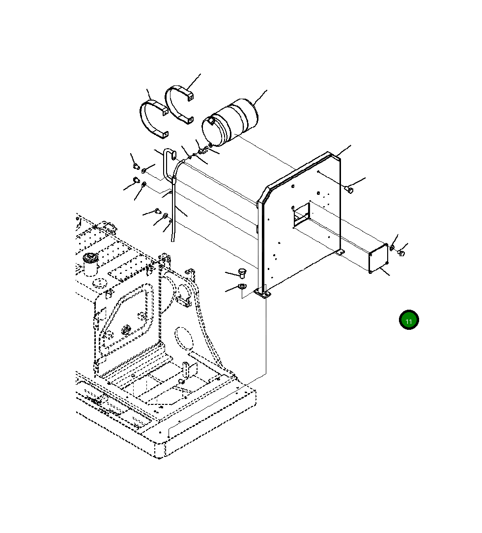 Поликарбонат 20Y-960-B440 Komatsu