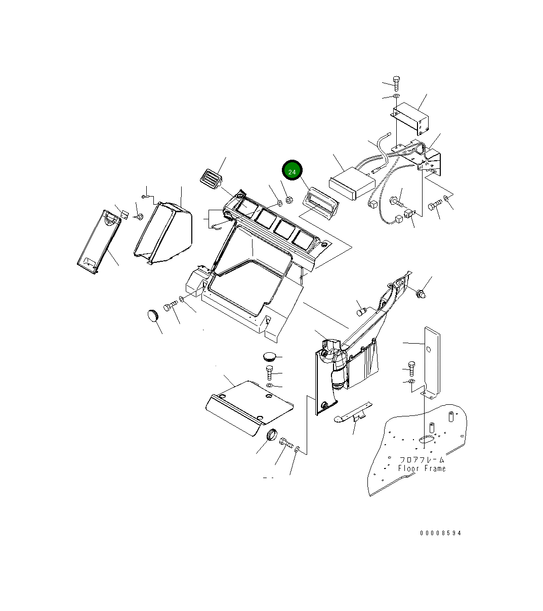 Рамка 20Y-54-65630 Komatsu