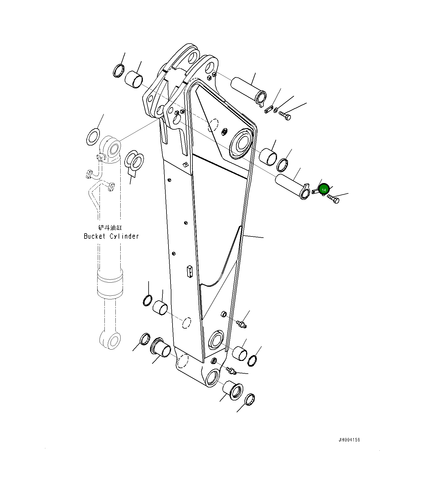 Пластина 21N-70-11230 Komatsu