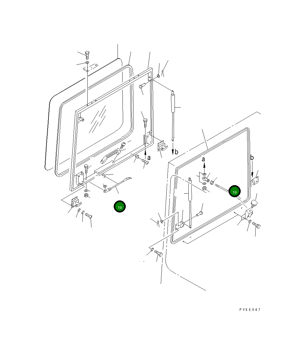 Стойка 10S-54-26140 Komatsu