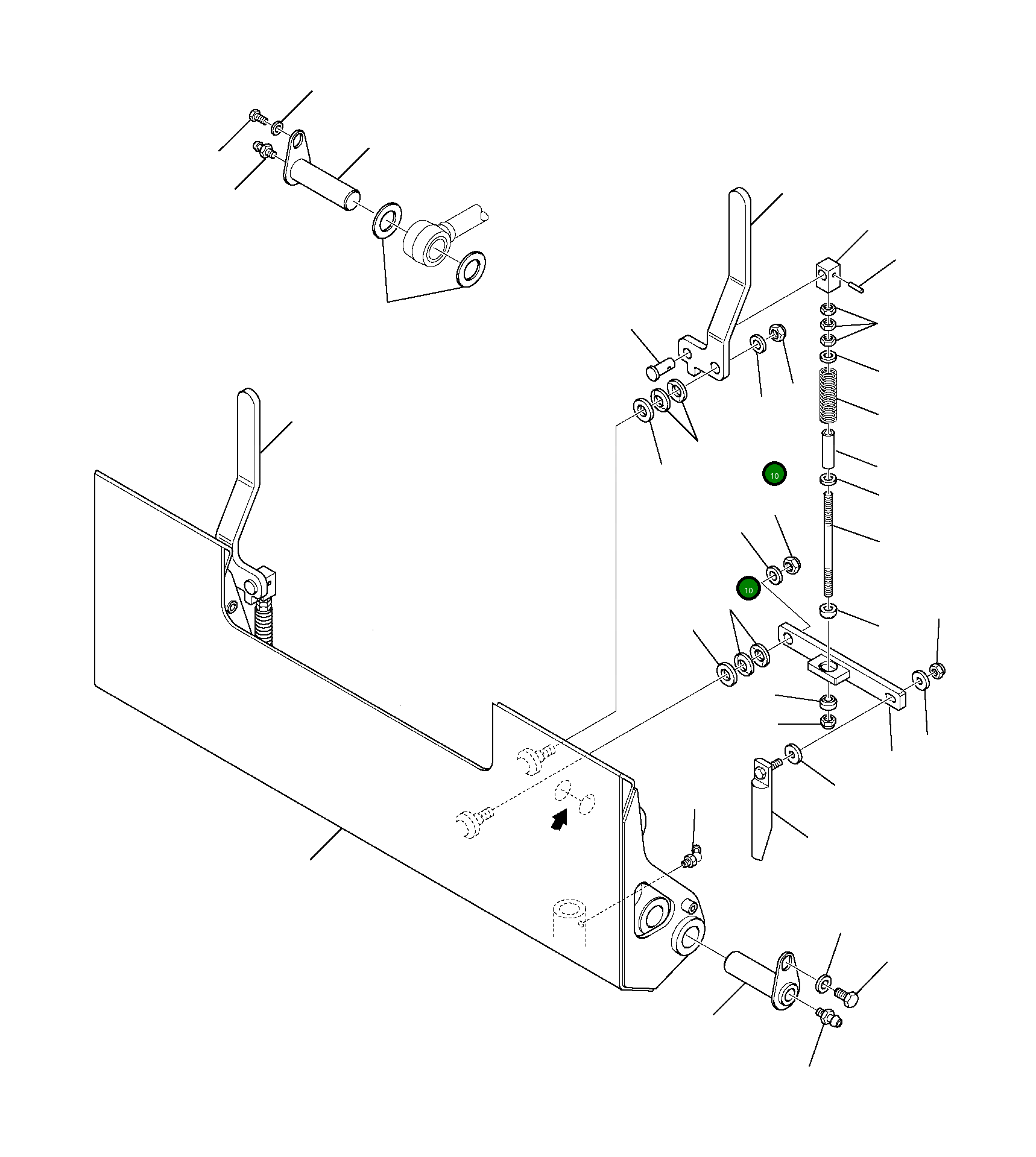 Пружинная шайба 802170004 Komatsu
