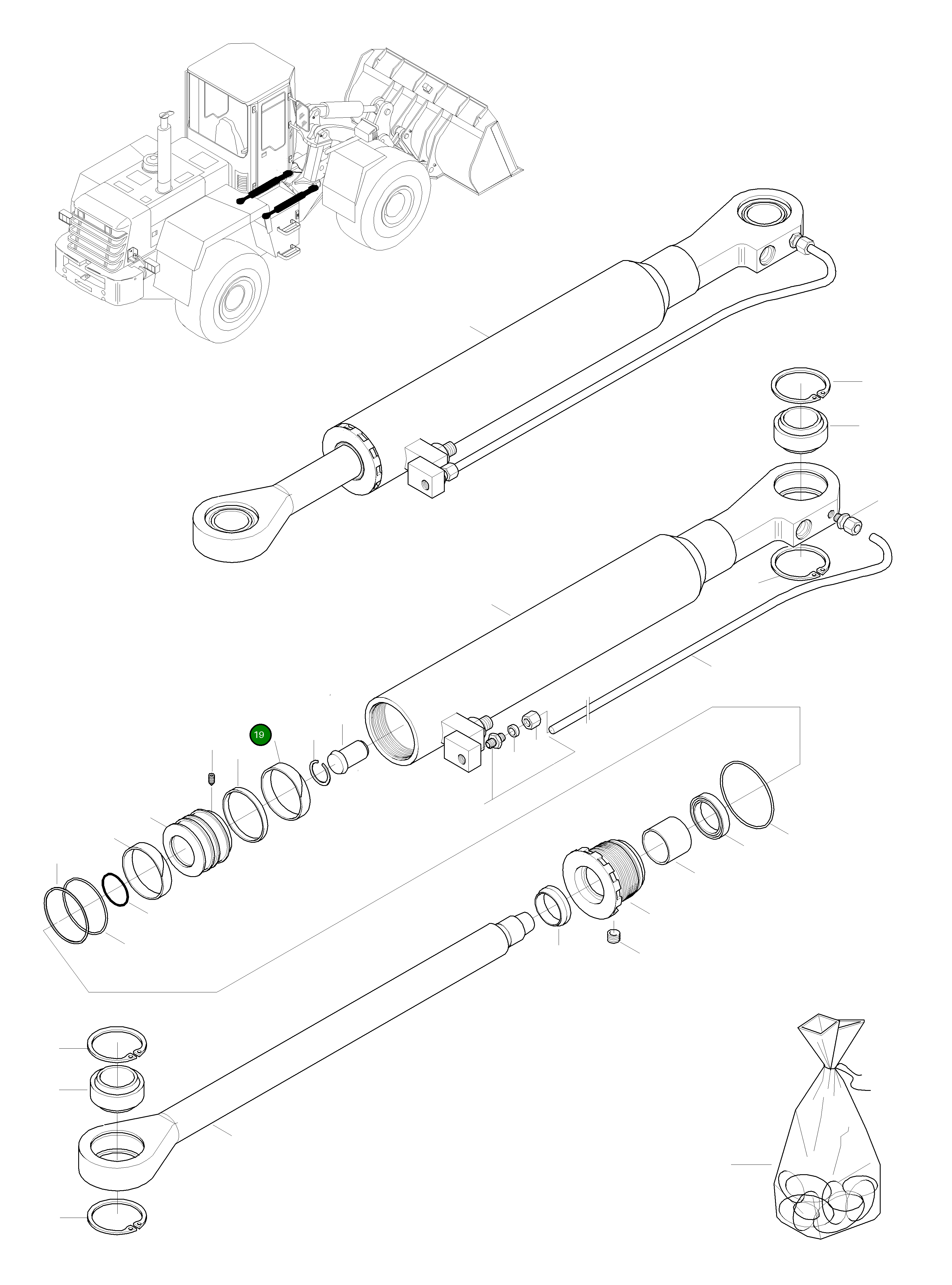 Прокладка 42Y-63-H0P31 Komatsu