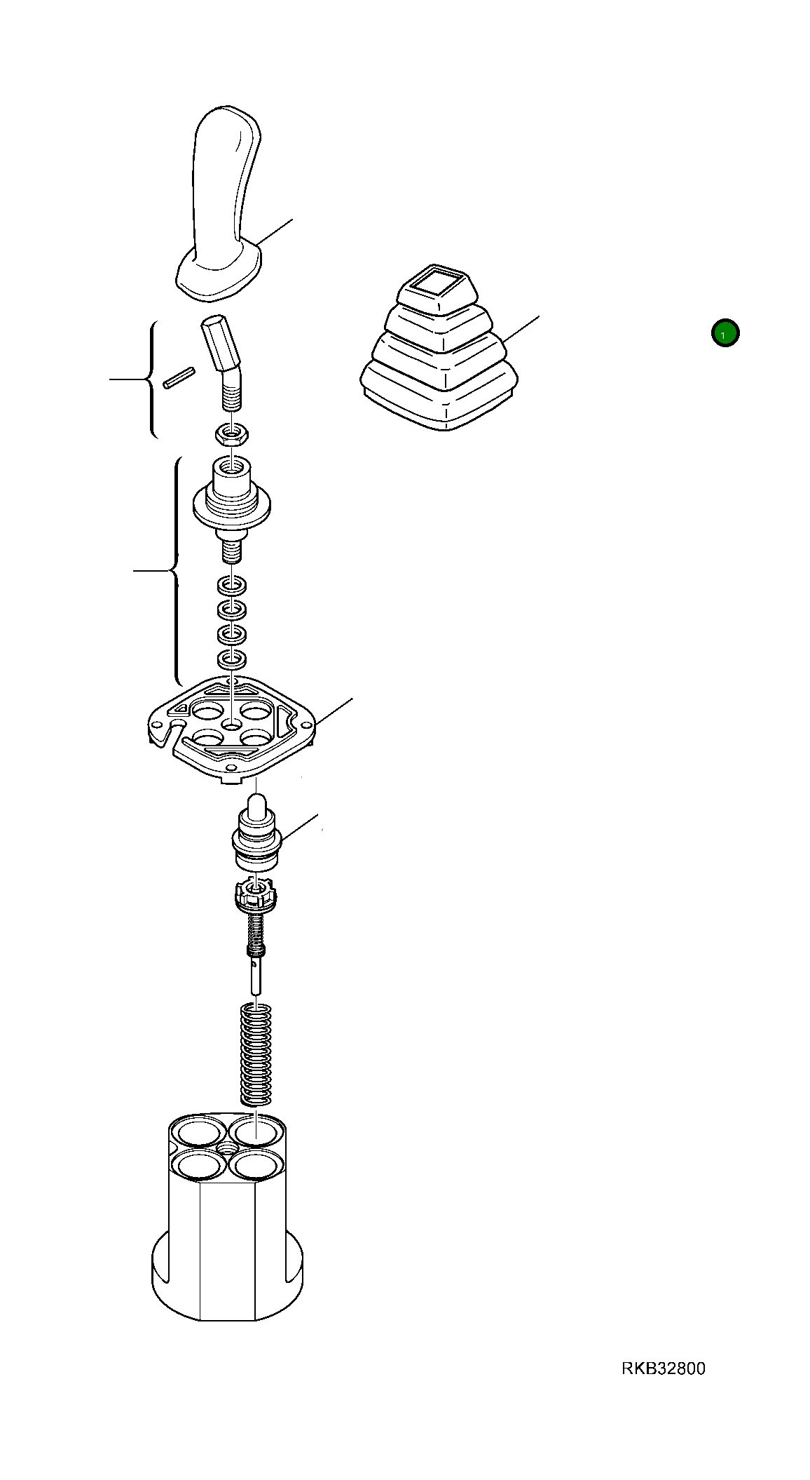 Ручка RE08204732 Komatsu