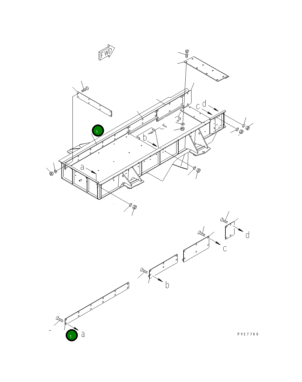 Пластина 8233-72-3220 Komatsu