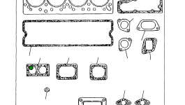 Прокладка 6810-11-8160 Komatsu