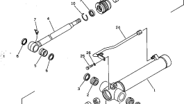 Цилиндр 21U-63-66242 Komatsu