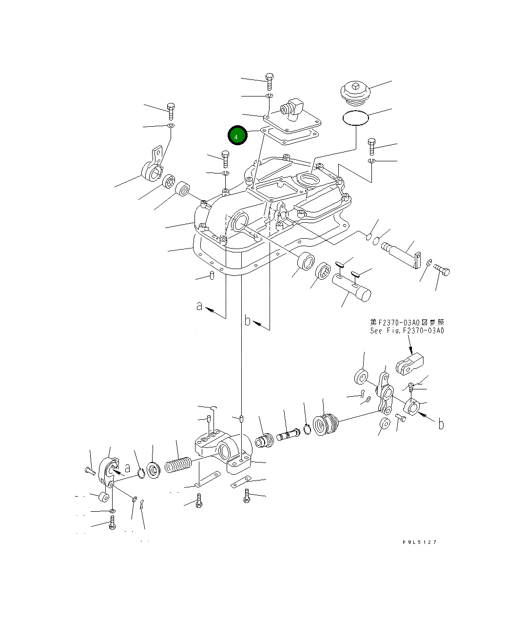 Прокладка 154-33-21471 Komatsu