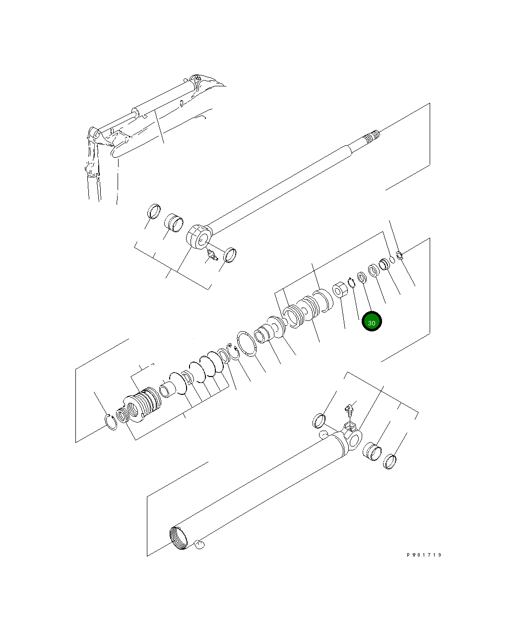 Проставка YM172423-72530 Komatsu