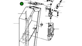 Прокладка 1286 506 H1 Komatsu
