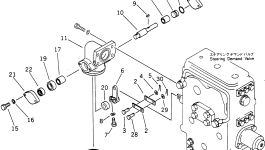 Проставка 701-32-35210 Komatsu