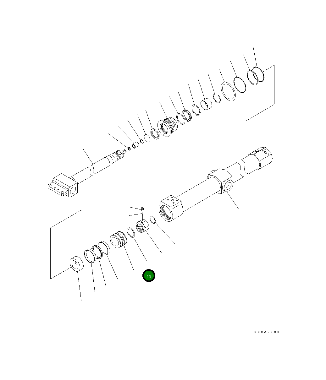 Регулировочная прокладка KB30301-55030 Komatsu