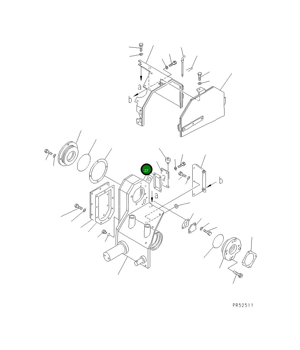 Прокладка 26A-70-11351 Komatsu