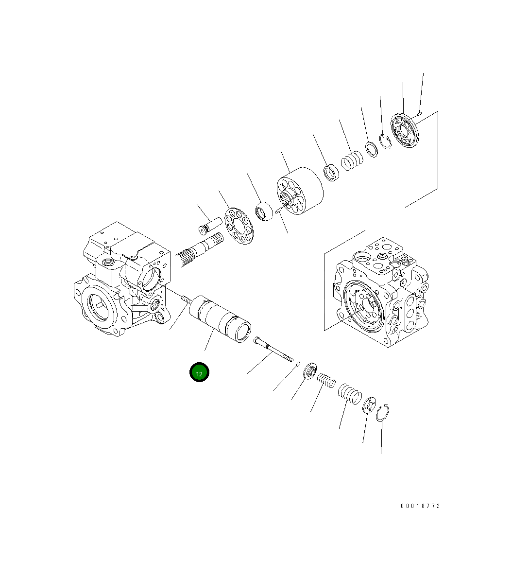 Поршень 720-2M-14110 Komatsu