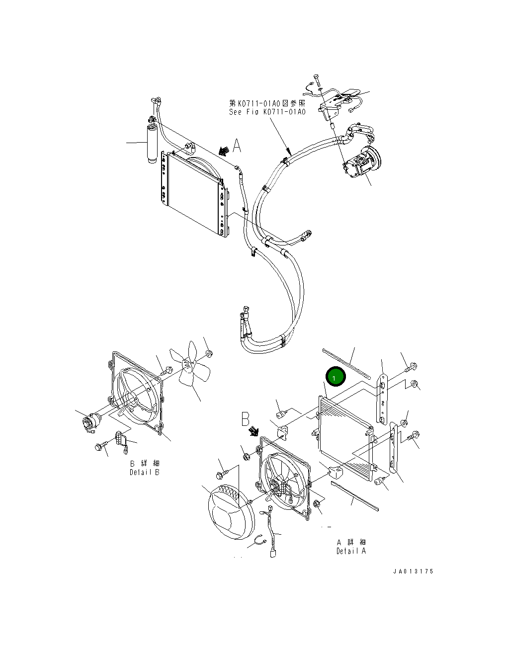 Сердечник ND447710-8641 Komatsu
