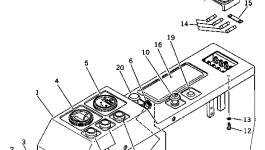 Панель 20T-06-22110 Komatsu