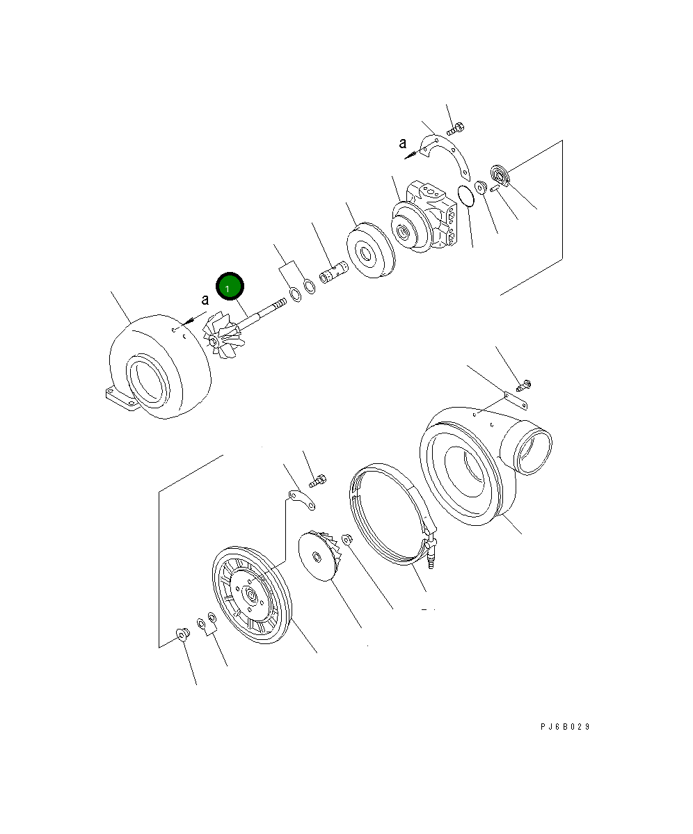 Ротор 6505-61-3161 Komatsu