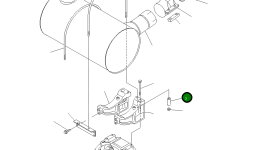 Проставка 613-41-15120 Komatsu