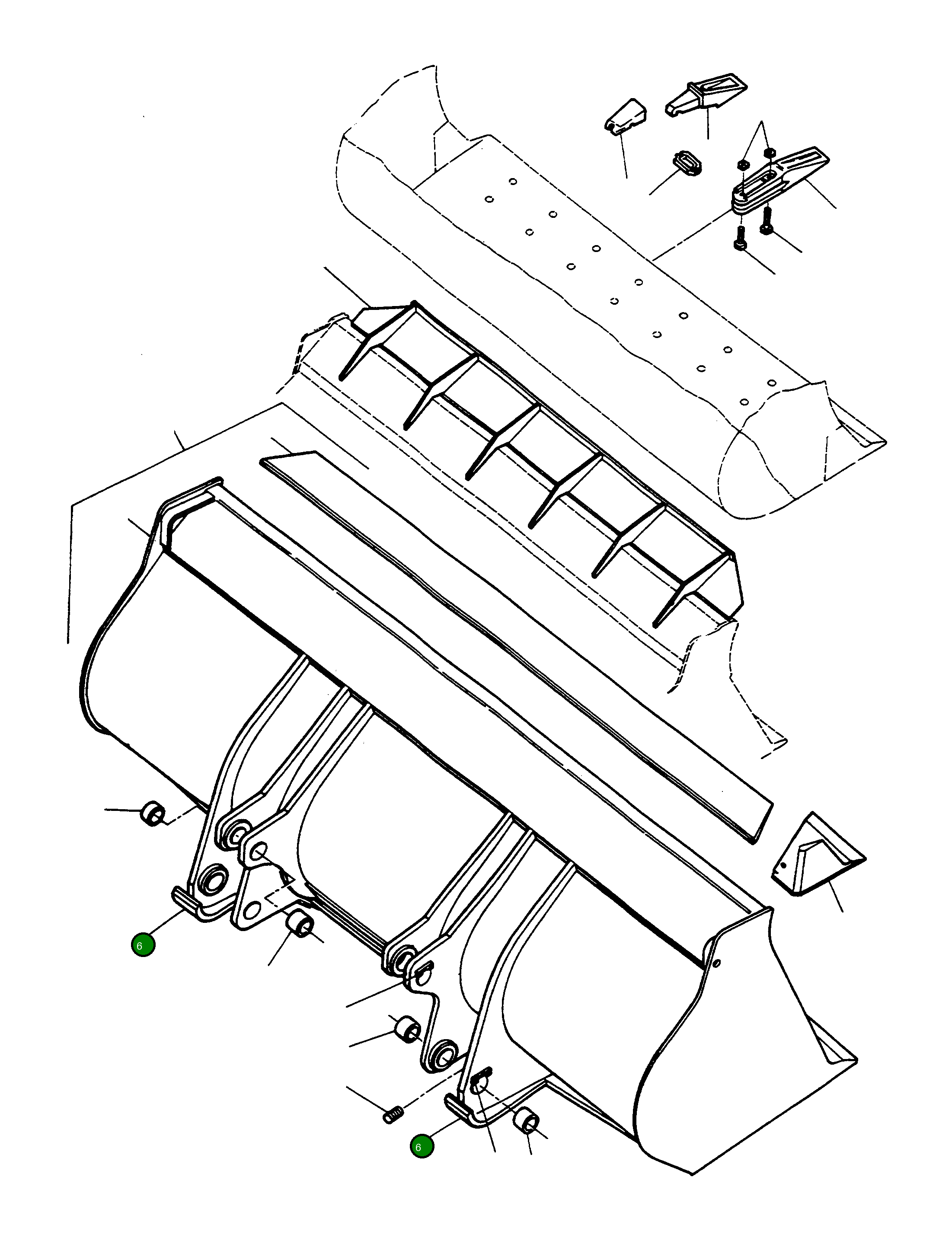 Полоз 2947728M1 Komatsu