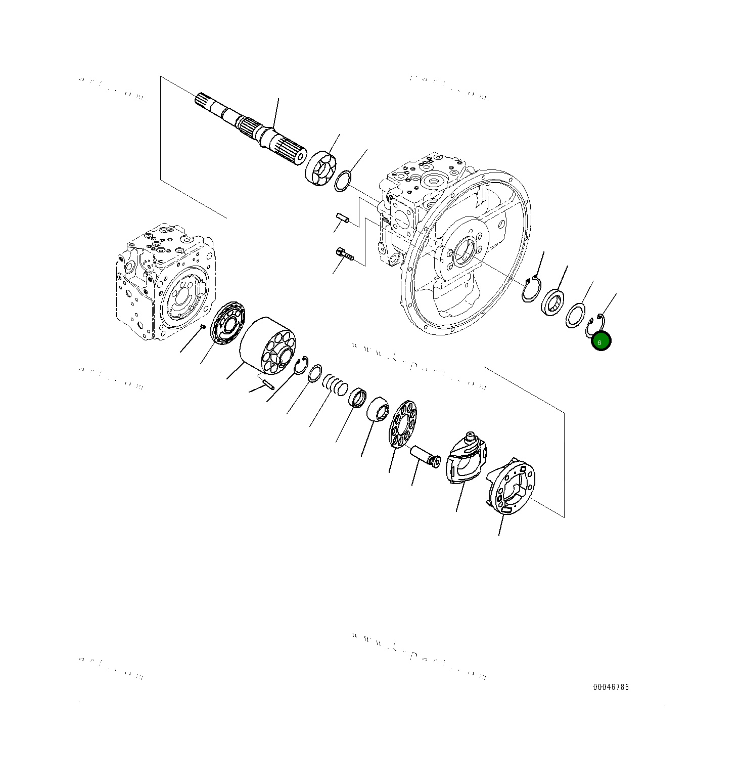 Проставка 7082L22160 Komatsu