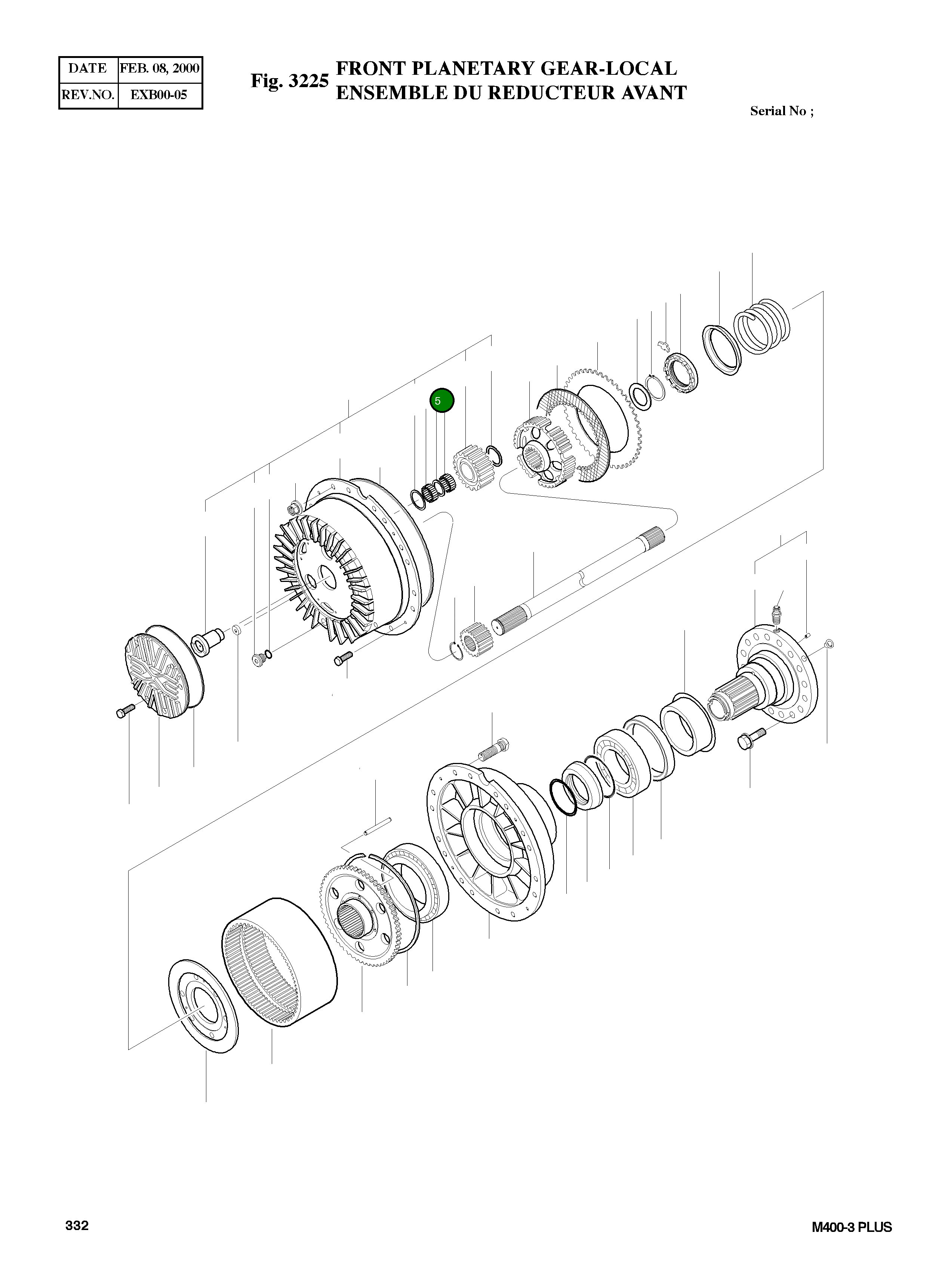 Проставка 4114-7081 Komatsu