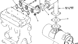 Прокладка YM121000-13200 Komatsu