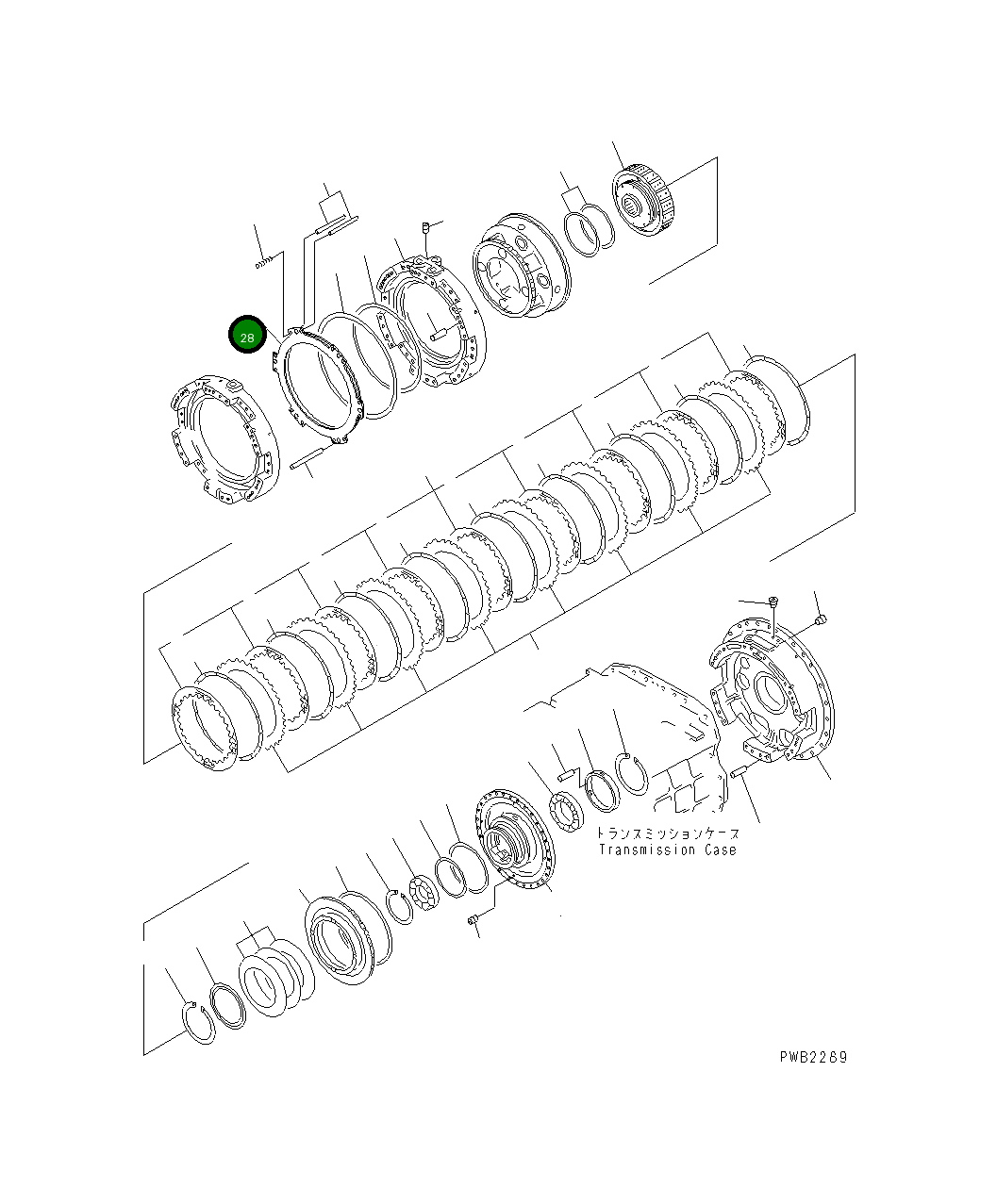 Поршень 19M-15-12750 Komatsu