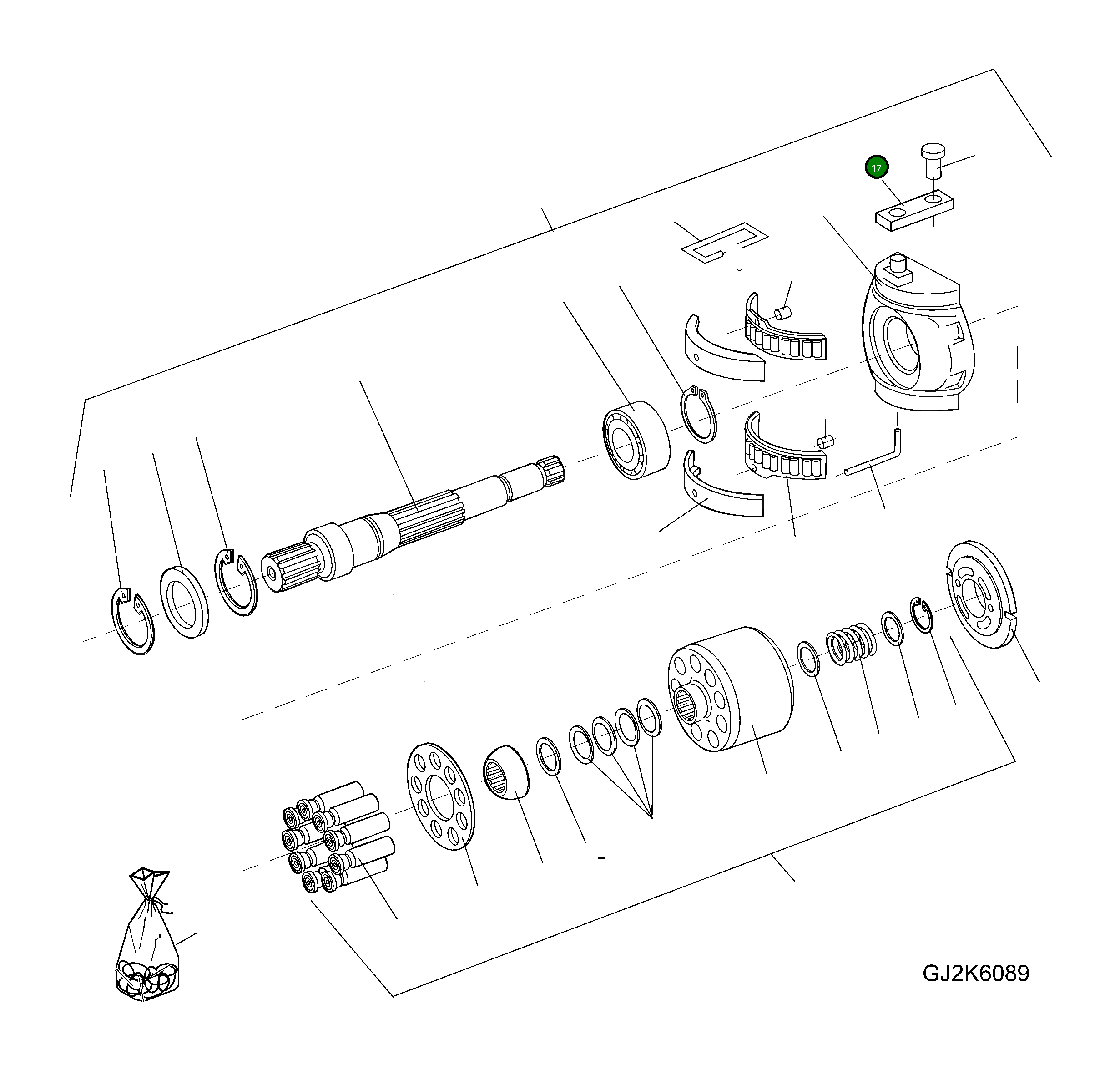 Слайдер 42U-17-H0S26 Komatsu