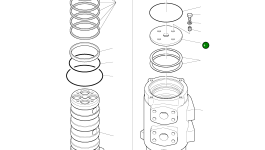 Проставка K1001567 Komatsu