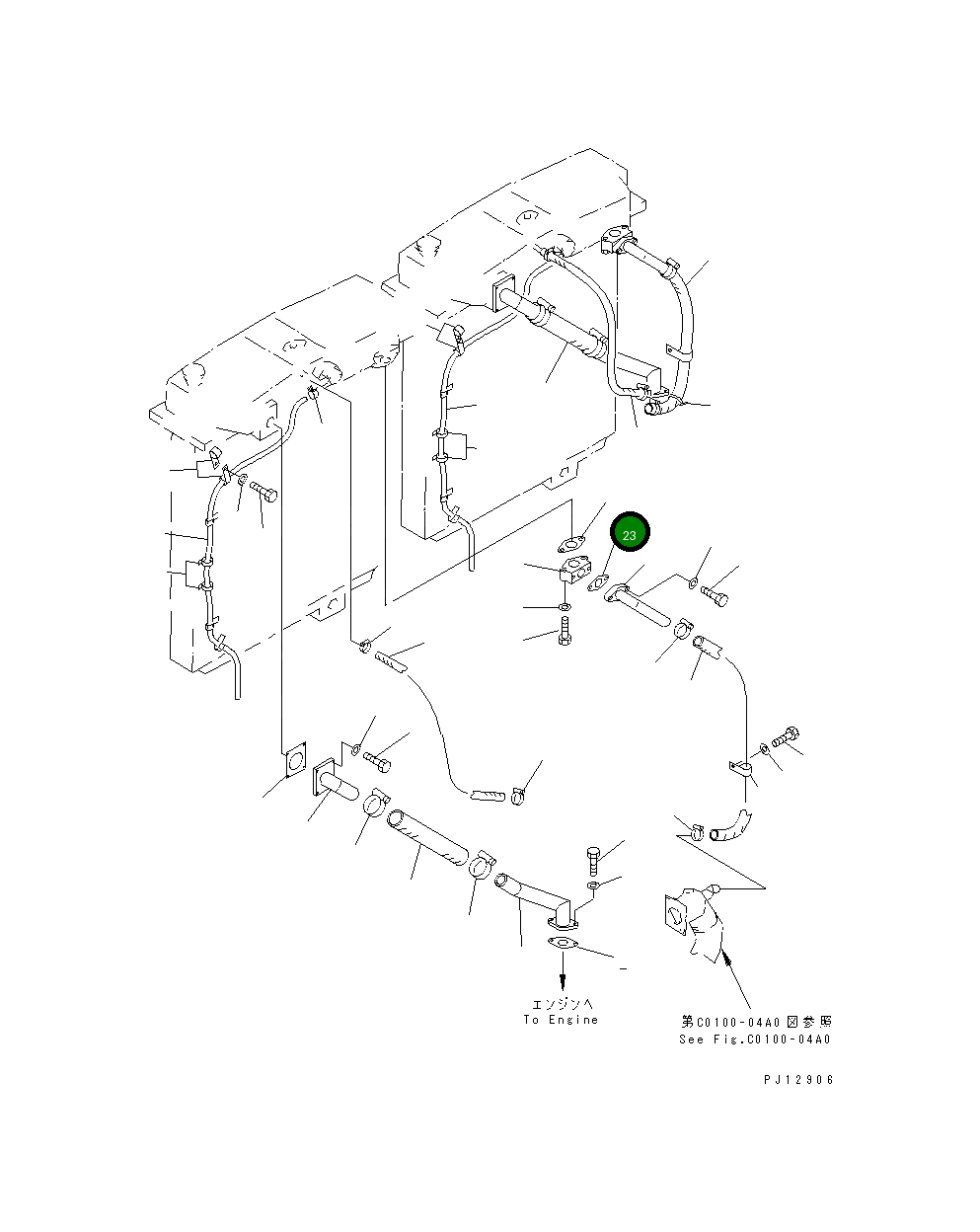 Прокладка 07343-02708 Komatsu