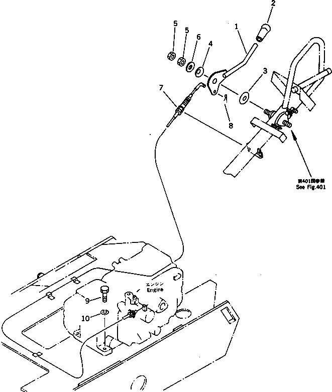 Провод 2693-2-38210 Komatsu