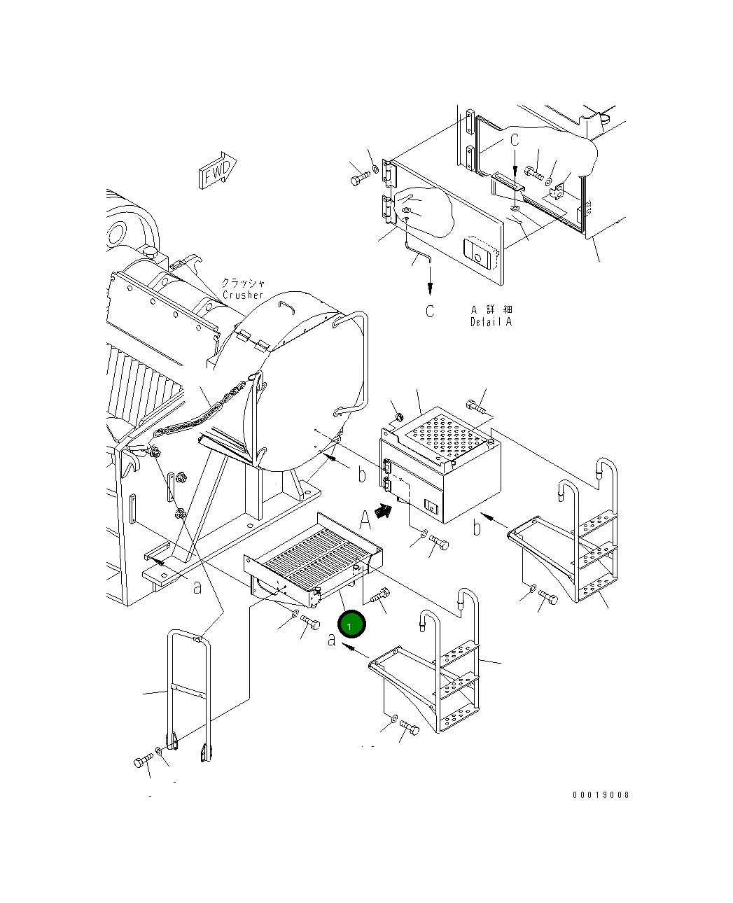 Палуба 8295-54-2312 Komatsu