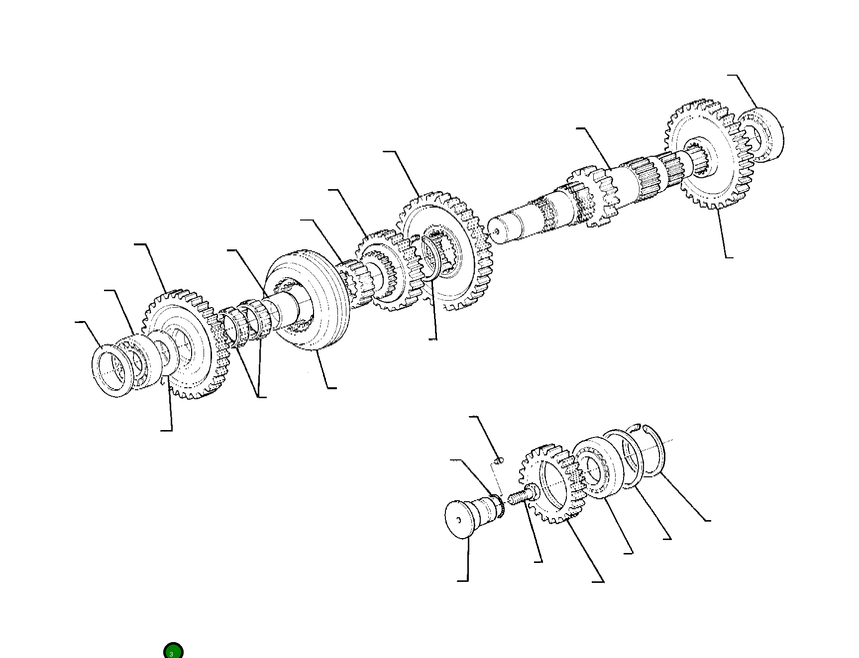 Проставка MI3182913 Komatsu