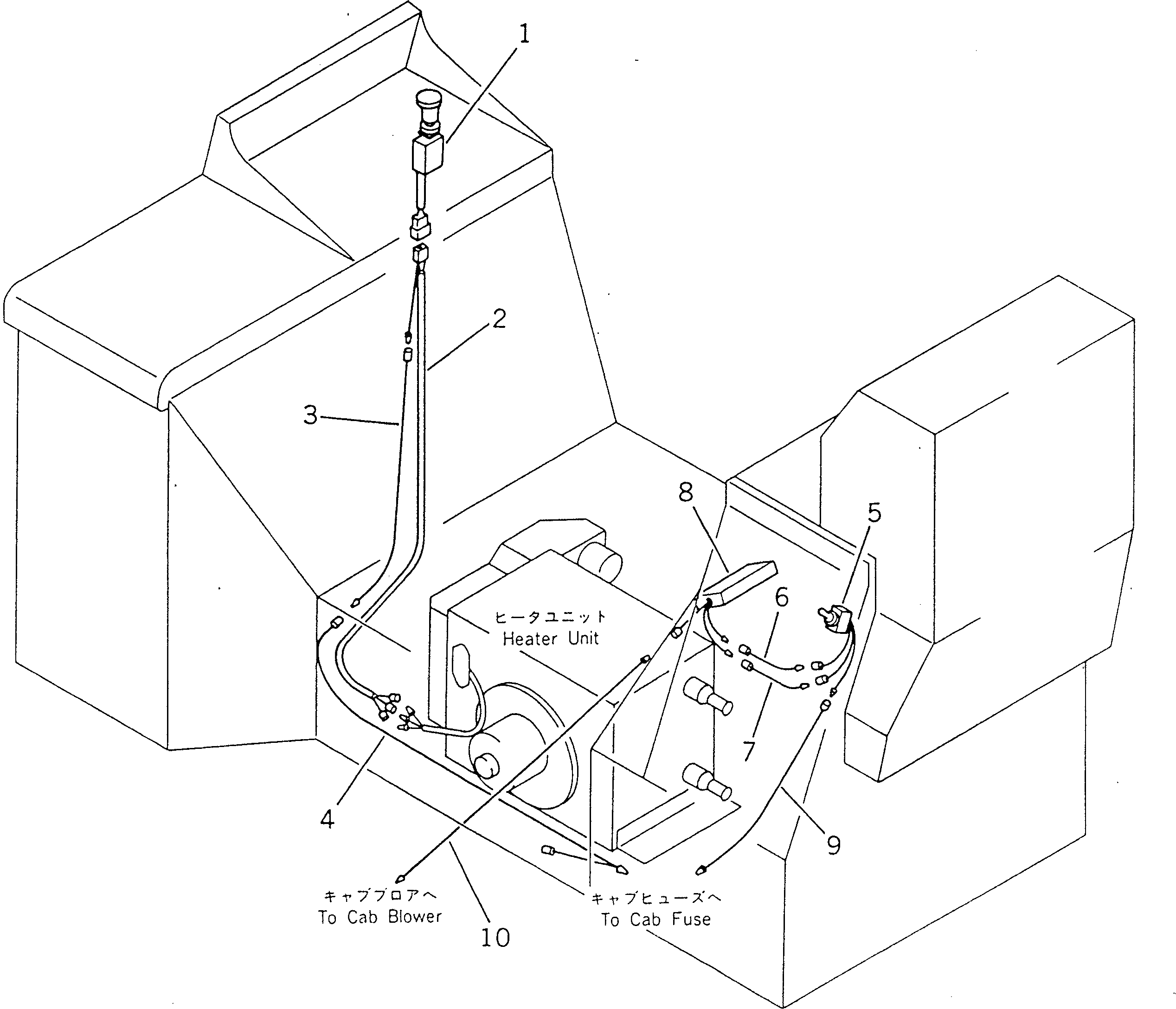 Провод 23B-809-2260 Komatsu