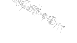 Палец YM121850-21920 Komatsu