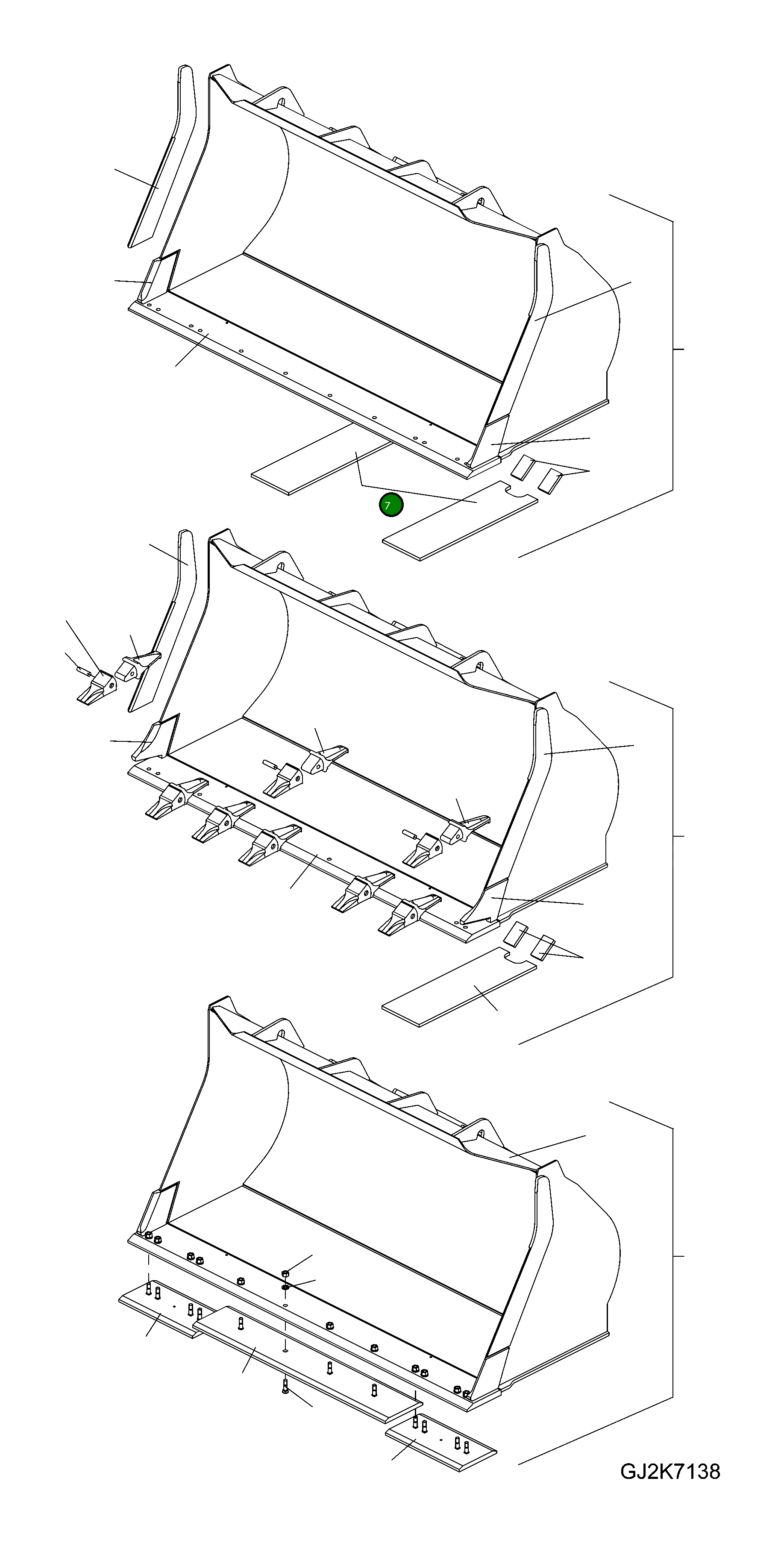 Полоз 421-75-H2D80 Komatsu