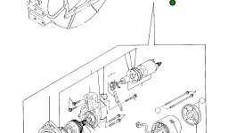 Стартер YMR000490 Komatsu