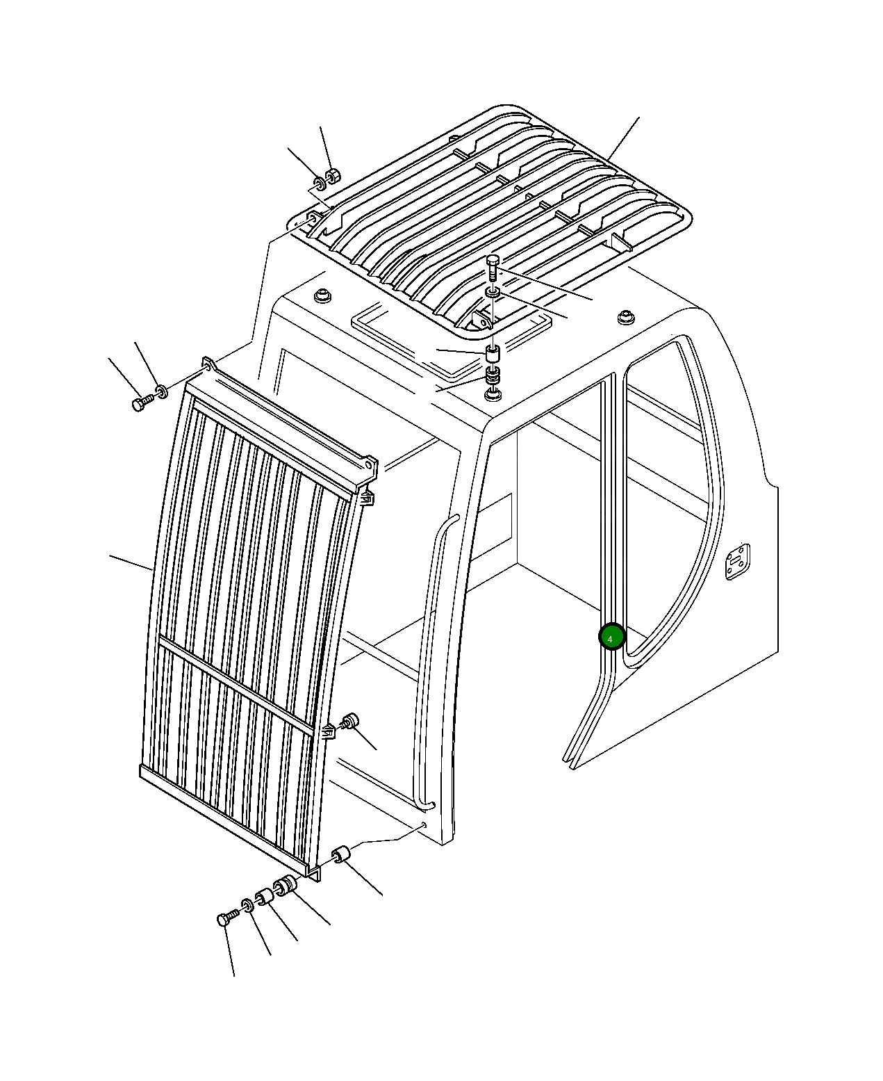 Проставка 21D-54-14660 Komatsu