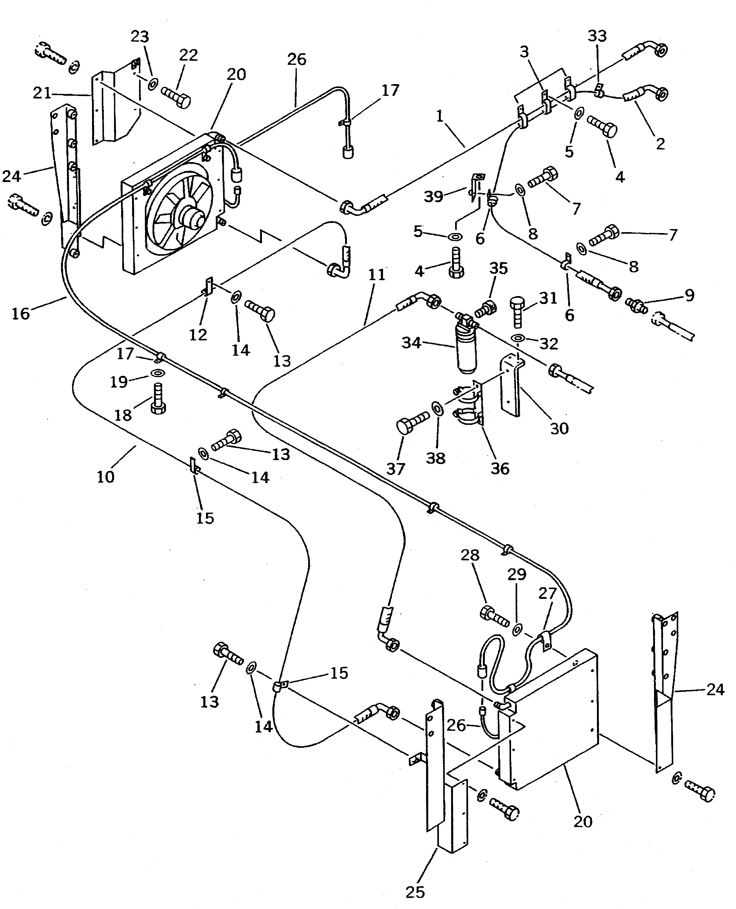 Шланг 427-T46-1160 Komatsu