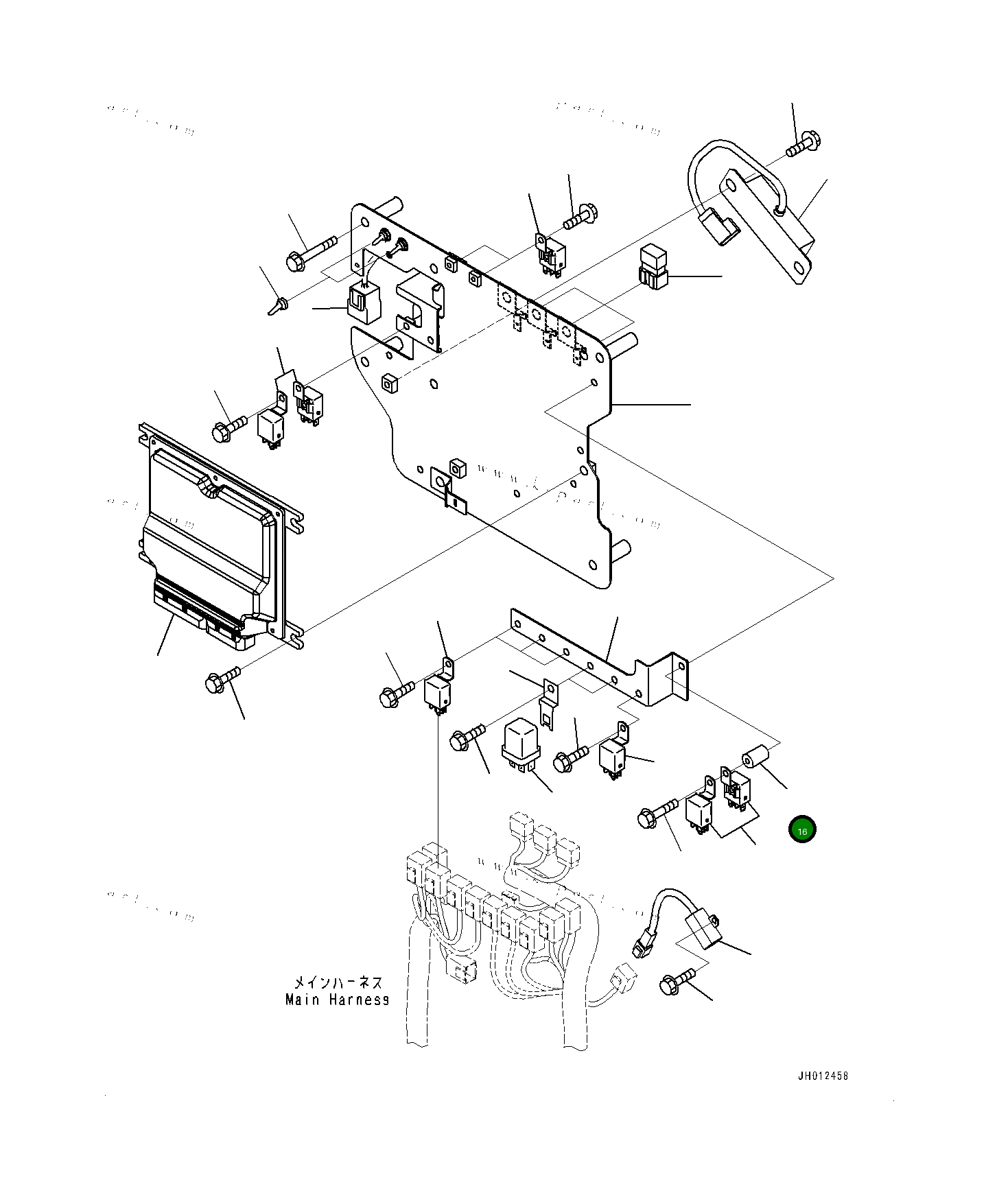Проставка 20Y53K1240 Komatsu