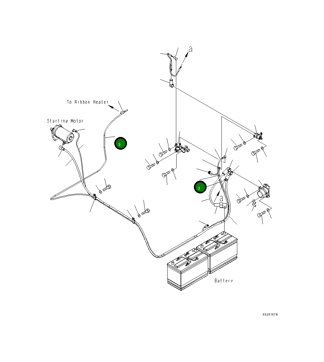 Провод 20J-06-11281 Komatsu