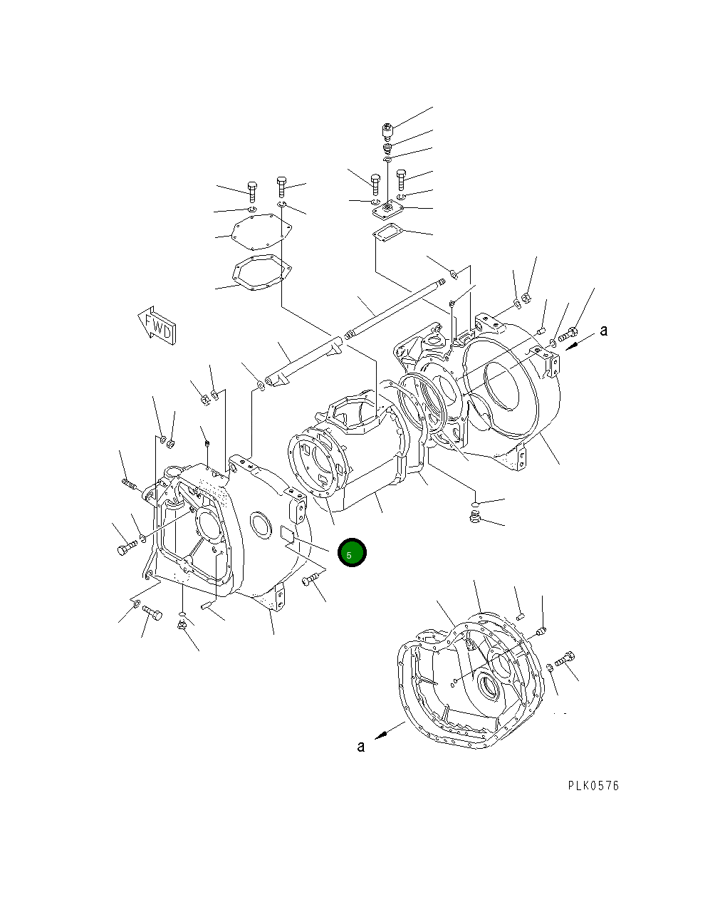 Прокладка 124-960-1751 Komatsu