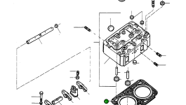 Прокладка ГБЦ 3070733M1 Komatsu