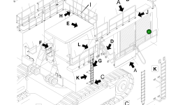Рельс 937 833 40 Komatsu